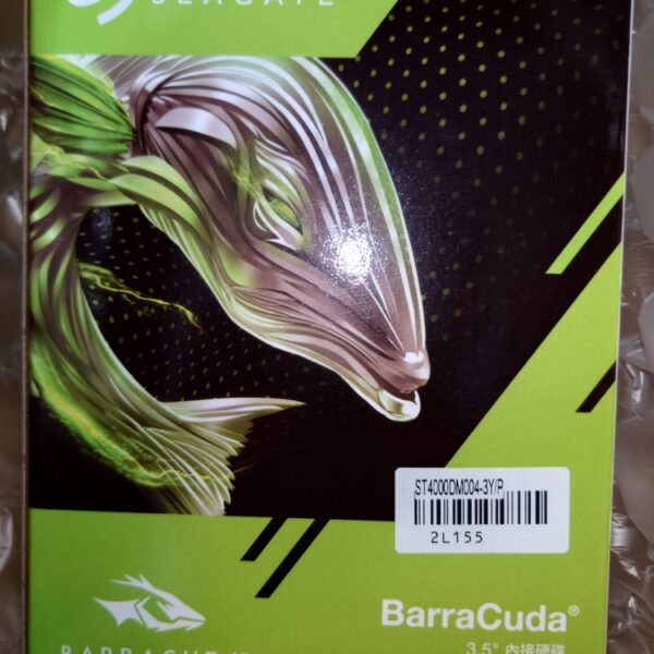 Seagate 希捷 【BarraCuda新梭魚】3.5吋 4TB 256M 5400R 3年保 桌上型硬碟(ST4000DM004)